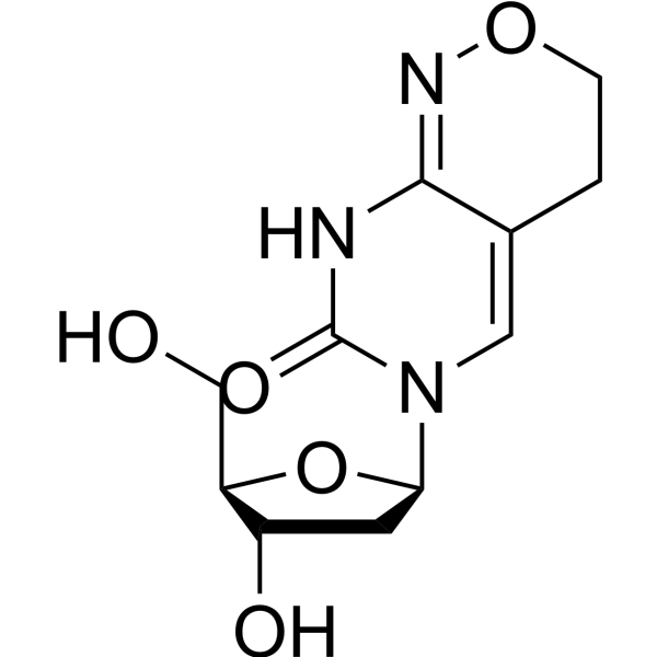 Deoxyribosyl dihydropyrimido[4,5-c][1,2]oxazin-7-one 126128-42-5